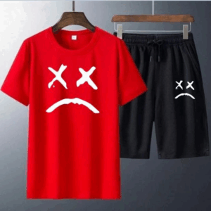 Men's Polyester Printed Tracksuit - Shorts