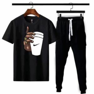 Coffee Cup Printed Summer Tracksuit