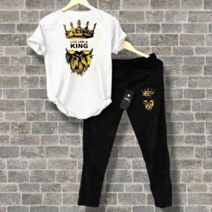 King Crown Printed Polyester Tracksuit